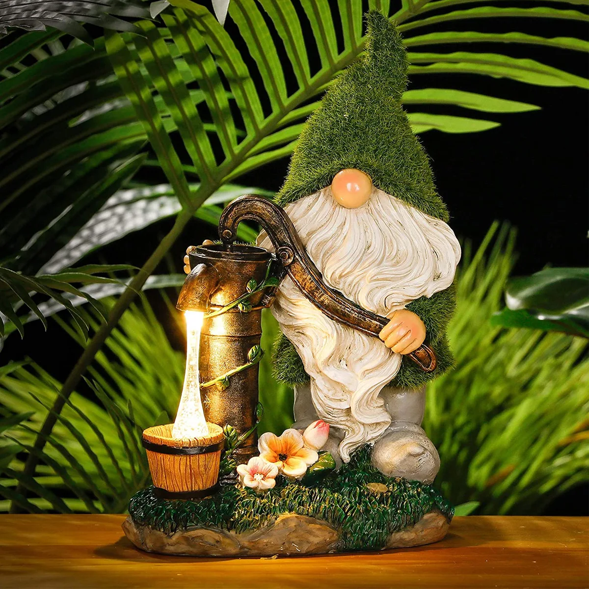 Resin Cute Garden Gnome Statue Sculptures Solar LED Lights Decoration For Outdoor Garden Ornament REME889
Resin Cute Garden Gnome Statue Sculptures Solar LED Lights Decoration For Outdoor Garden Ornament REME889