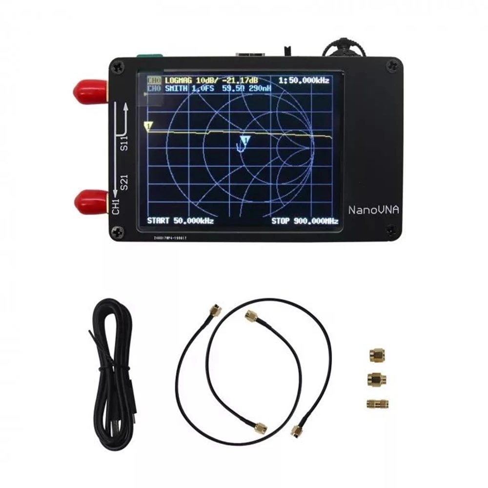 NanoVNA анализатор с ЖК-дисплеем 2,8 дюйма, NanoVNA, VHF, UHF, УФ-Векторный анализатор сети, антенный анализатор + анализатор противоопухолевой батареи
NanoVNA анализатор с ЖК-дисплеем 2,8 дюйма, NanoVNA, VHF, UHF, УФ-Векторный анализатор сети, антенный анализатор + анализатор противоопухолевой батареи