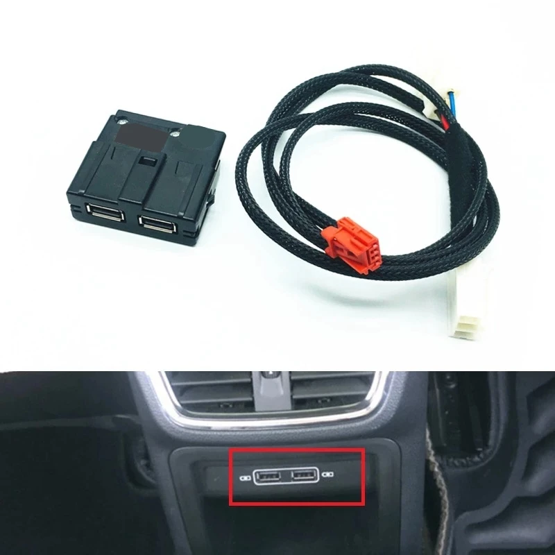 Автомобильная USB-розетка Armerst для заднего сиденья, USB-адаптер, жгут проводов для Tiguan MK2 Octavia Superb Kodiaq 5QD035726
Автомобильная USB-розетка Armerst для заднего сиденья, USB-адаптер, жгут проводов для Tiguan MK2 Octavia Superb Kodiaq 5QD035726