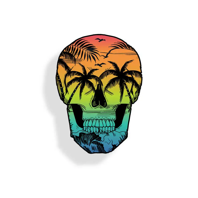 Personalized stickers 3" Beach Skull Sticker Palm Tree Cup Ocean Helmet Phone Car Window Bumper Decal Waterproof Vinyl Decals
Personalized stickers 3" Beach Skull Sticker Palm Tree Cup Ocean Helmet Phone Car Window Bumper Decal Waterproof Vinyl Decals
