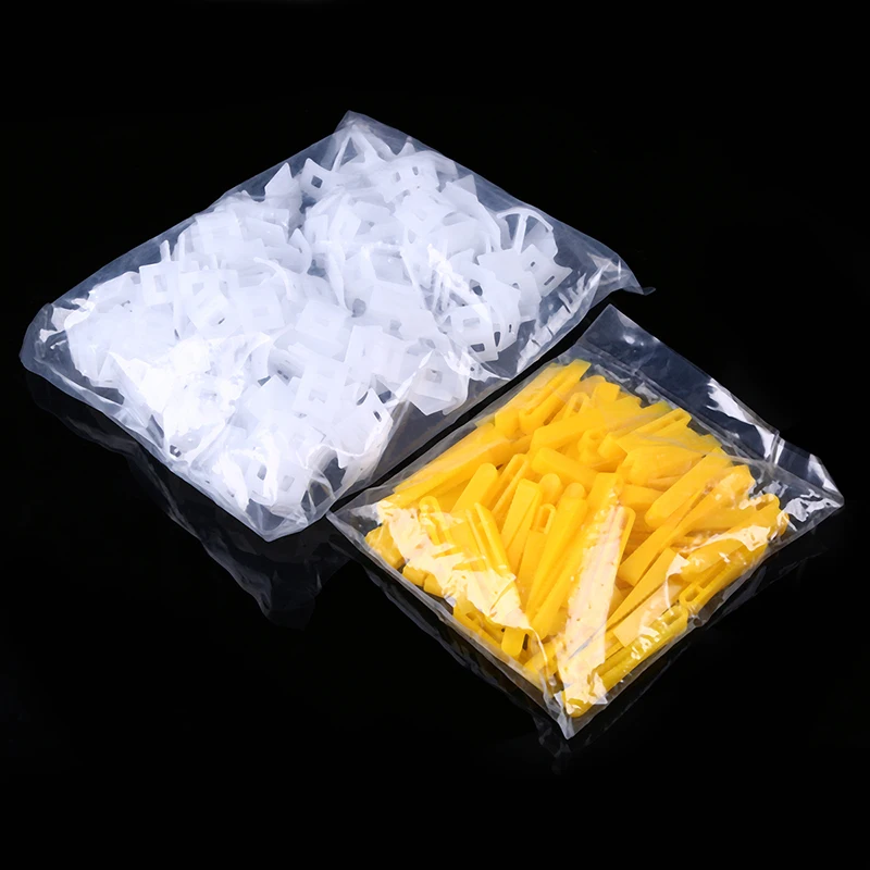 Floor Leveler 100 Clips Plastic Tile Leveling System with 100 Wedges Tiling Floor Spacers Locator Leveler Wall Construction Tool
Floor Leveler 100 Clips Plastic Tile Leveling System with 100 Wedges Tiling Floor Spacers Locator Leveler Wall Construction Tool