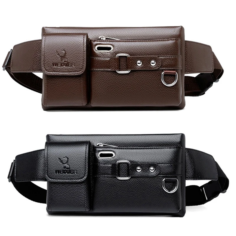 Men's Waist Bag Leather Male Fanny Pack Male Shoulder Chest Bags for Phone Travel Man Belt Pouch With Headphone Hole Dropship
Men's Waist Bag Leather Male Fanny Pack Male Shoulder Chest Bags for Phone Travel Man Belt Pouch With Headphone Hole Dropship