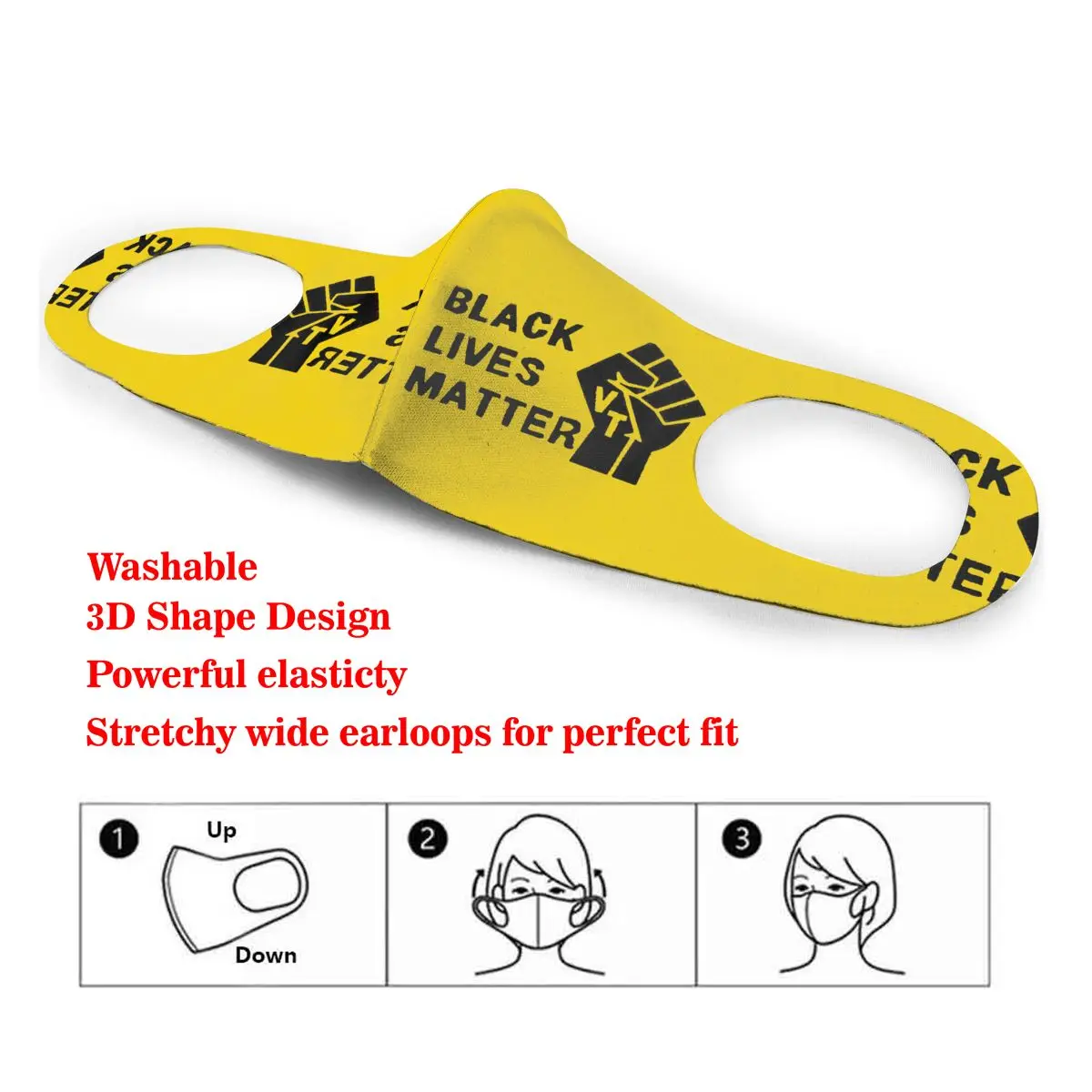 Dismantle White Supremacy Rise Up Against Oppression Washable elastic Earloop Face Breathing Mask Reusable Anti Dust For Adults
Dismantle White Supremacy Rise Up Against Oppression Washable elastic Earloop Face Breathing Mask Reusable Anti Dust For Adults