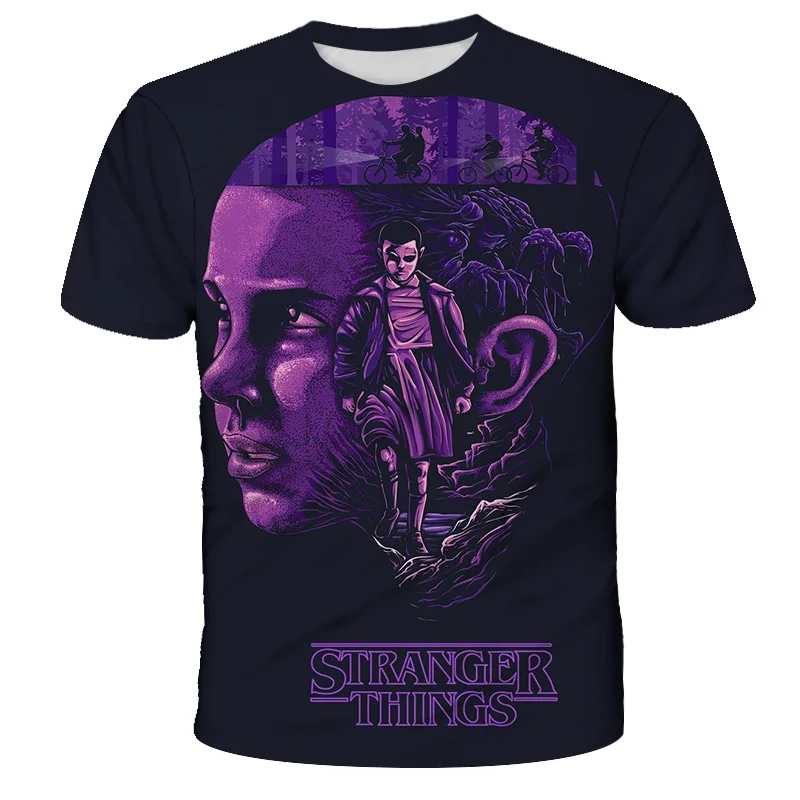 Funny 3D baby boys T Shirt Stranger Things kids Strange story boys clothes Summer T-shirt Tops casual Streetwear clothes 2021
Funny 3D baby boys T Shirt Stranger Things kids Strange story boys clothes Summer T-shirt Tops casual Streetwear clothes 2021