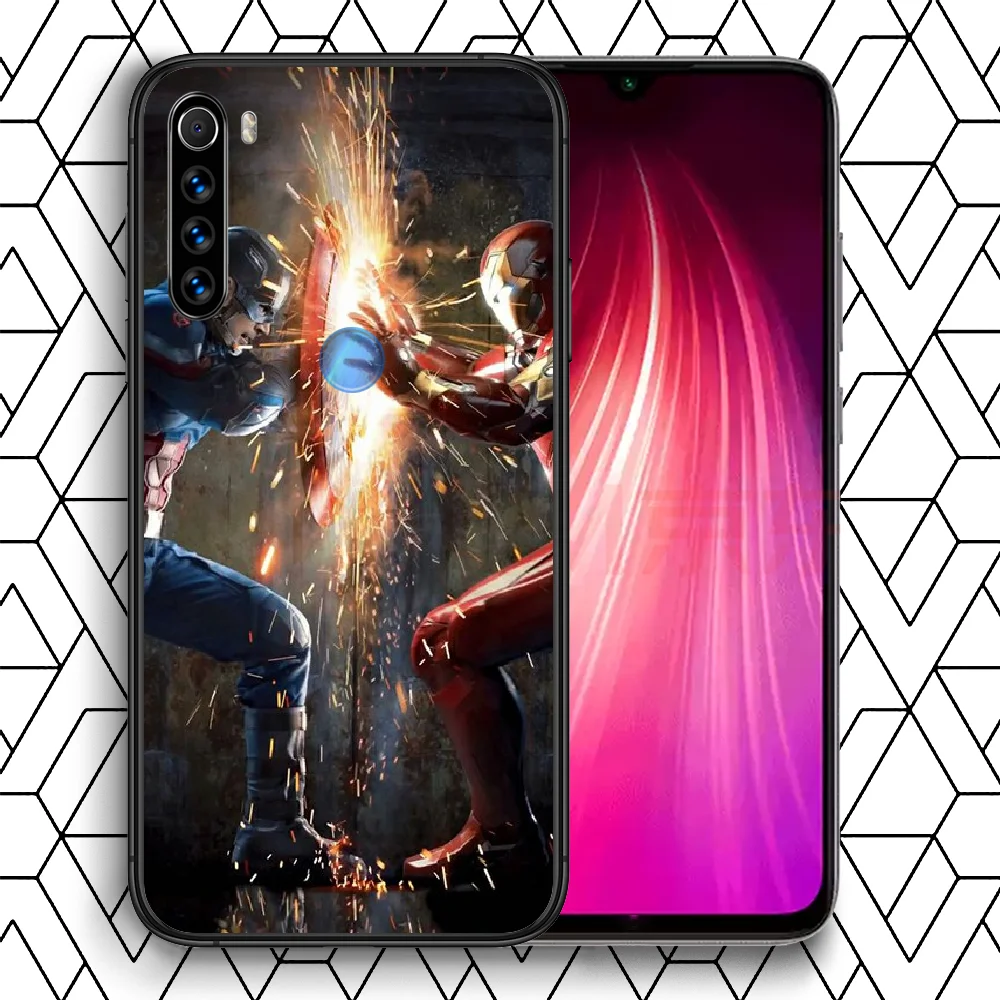 Super Hero America Captains Phone Case Cover Hull For XIAOMI Redmi 7 7a 8 8a 9 9a NOTE 6 7 8 8t 9 9s Pro Max 4X black Funda
Super Hero America Captains Phone Case Cover Hull For XIAOMI Redmi 7 7a 8 8a 9 9a NOTE 6 7 8 8t 9 9s Pro Max 4X black Funda
