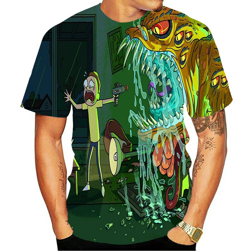 New Summer 2021 3d Printed Youth Trend Short Sleeved Men's Top 
New Summer 2021 3d Printed Youth Trend Short Sleeved Men's Top