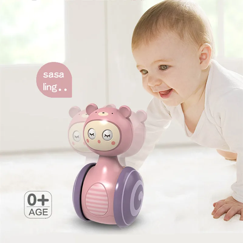 0-3Years Infant Tumbler Sliding Bell Rattle Baby Toys Cartoon Roly-poly Learning Education Toys for Kids Tumbler Mobile Bell Toy
0-3Years Infant Tumbler Sliding Bell Rattle Baby Toys Cartoon Roly-poly Learning Education Toys for Kids Tumbler Mobile Bell Toy