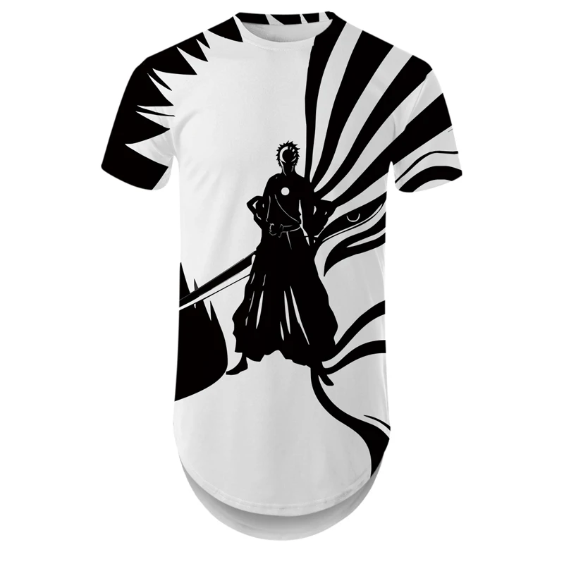Fashion Men 3D T Shirts Hot Anime Character Kurosaki Ichigo Men T Shirts Short Sleeve Long Hem Width Polyester Men T Shirts
Fashion Men 3D T Shirts Hot Anime Character Kurosaki Ichigo Men T Shirts Short Sleeve Long Hem Width Polyester Men T Shirts