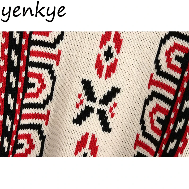 Vintage Embroidered Oversized Knit Cardigan Sweater Women Round Neck Long Sleeve Single breasted Casual Autumn Outerwear
Vintage Embroidered Oversized Knit Cardigan Sweater Women Round Neck Long Sleeve Single breasted Casual Autumn Outerwear