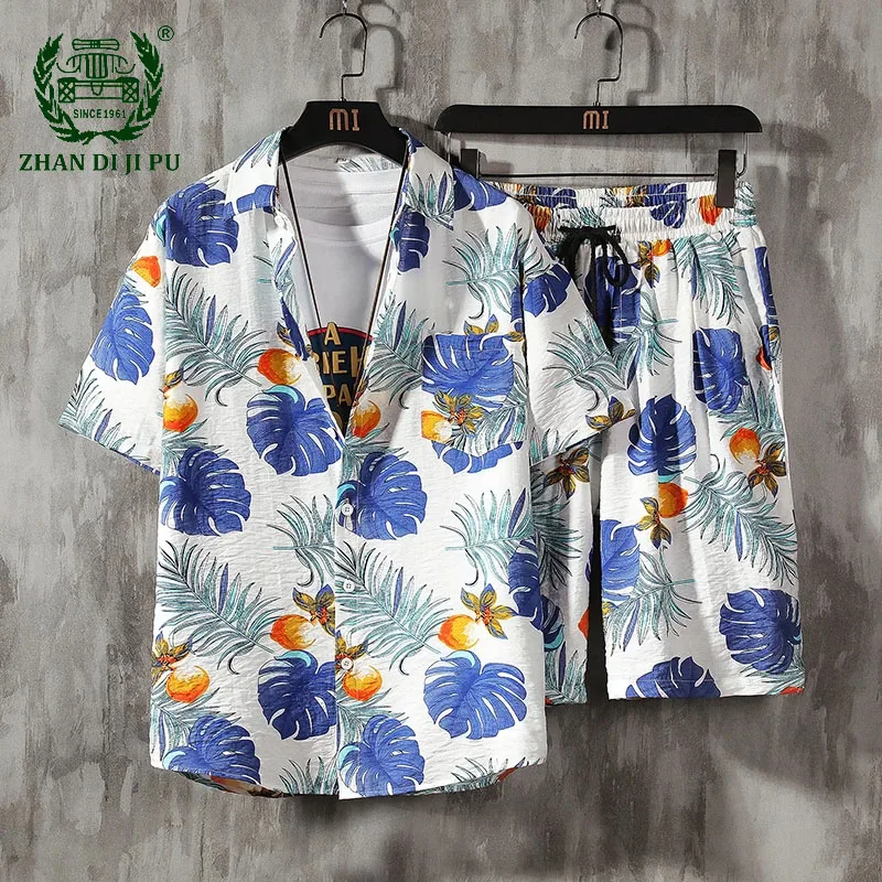 Men's Sets Hawaiian Shirts +Beach Shorts Summer Streetwear Casual Floral Short Sleeve Shirt Beach Two Piece Mens Holiday Suits
Men's Sets Hawaiian Shirts +Beach Shorts Summer Streetwear Casual Floral Short Sleeve Shirt Beach Two Piece Mens Holiday Suits