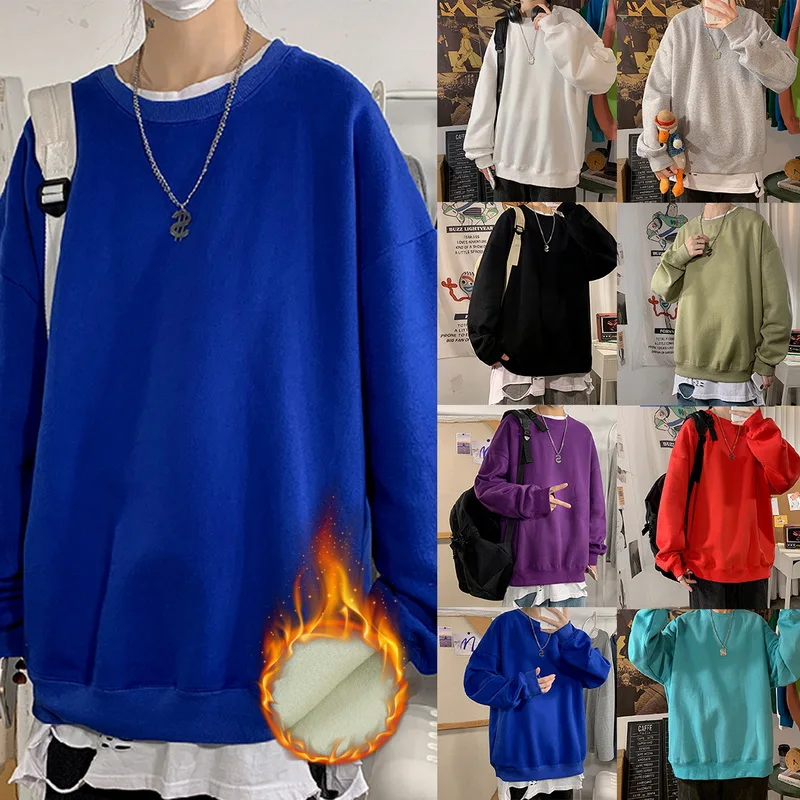 LITTHING Oversize Women Hoodies Solid Color Hooded Tops Men Sweatshirt Long Sleeve Winter Velvet Thickening Coat Streetwear
LITTHING Oversize Women Hoodies Solid Color Hooded Tops Men Sweatshirt Long Sleeve Winter Velvet Thickening Coat Streetwear