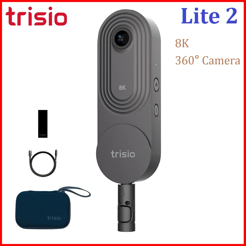 Фото Trisio Lite 2 VR камера 8K Виртуальная туристическая NodeRotate 360 ° панорамная 32MP умный