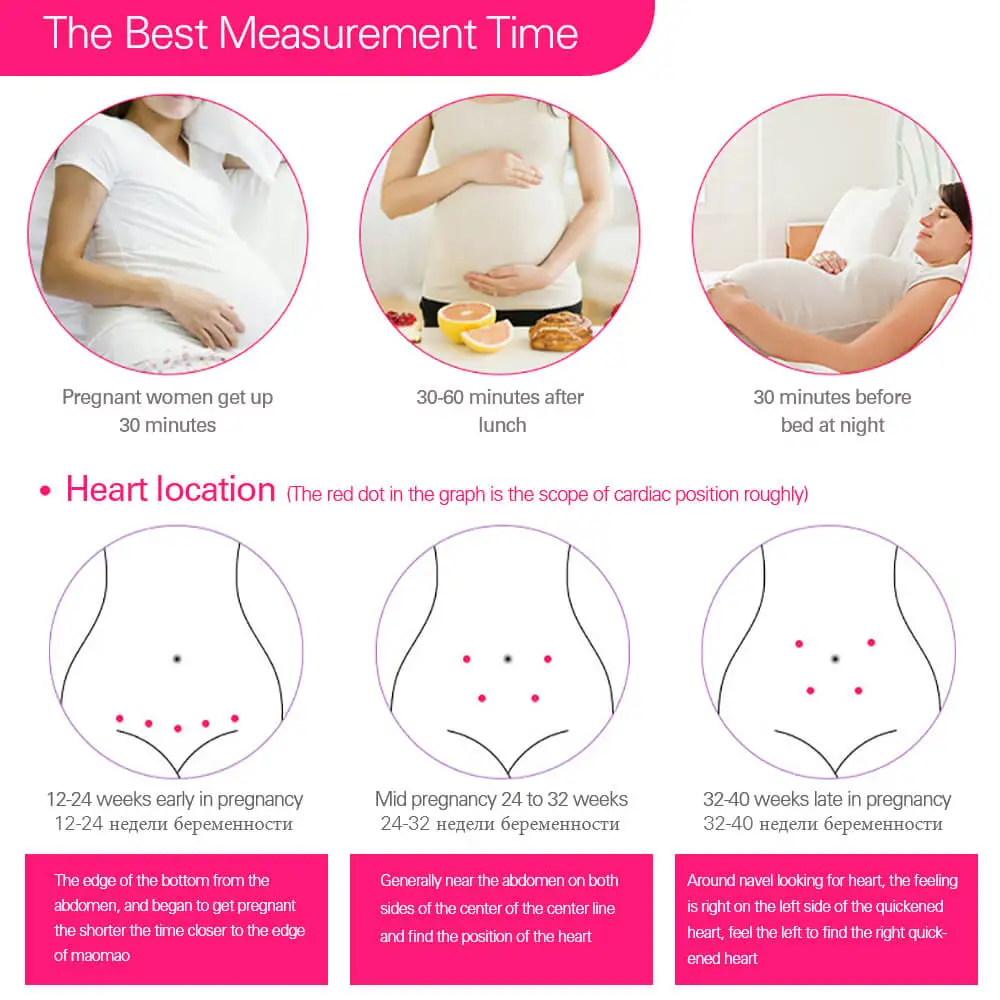 2.5MHz Prenatal Fetal Doppler Ultrasound Baby Heartbeat Monitor Pocket Pregnant Fetal Pulse Detector Heart Rate Meter 2 Modes
2.5MHz Prenatal Fetal Doppler Ultrasound Baby Heartbeat Monitor Pocket Pregnant Fetal Pulse Detector Heart Rate Meter 2 Modes