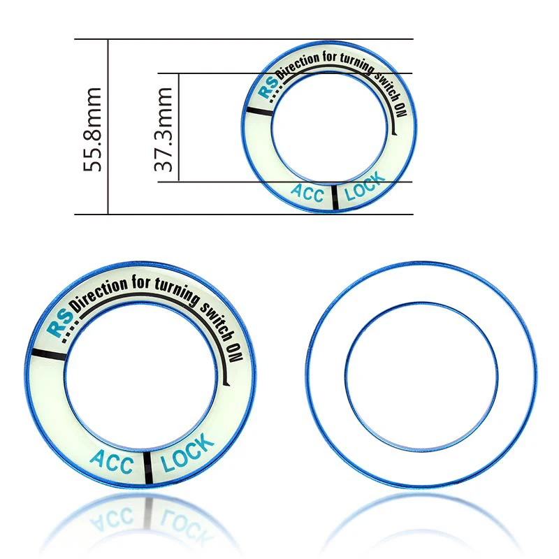 Car Ignition Switch Cover Circle Light Decoration Ring Luminous for 2014 COROLLA LEVIN Plastic 3D Car Stickers
Car Ignition Switch Cover Circle Light Decoration Ring Luminous for 2014 COROLLA LEVIN Plastic 3D Car Stickers