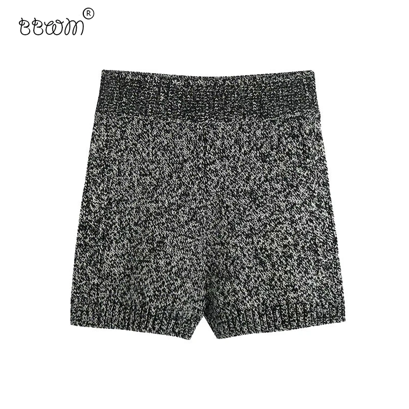 Tide Women Pop Chic Vogue Criss-Cross Knitted Shorts Vintage Elastic Waist Short Pants Pantalones Mujer
Tide Women Pop Chic Vogue Criss-Cross Knitted Shorts Vintage Elastic Waist Short Pants Pantalones Mujer