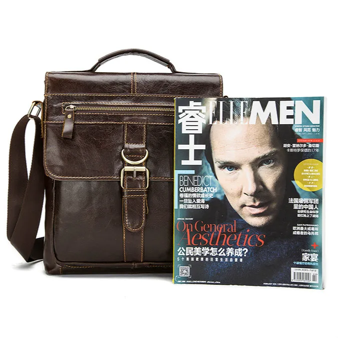 New Vintage Genuine Cow Leather Men Messenger Bag Causal Shoulder Bags Cowhide Travel Business Bag Sling Crossboby Bag Large
New Vintage Genuine Cow Leather Men Messenger Bag Causal Shoulder Bags Cowhide Travel Business Bag Sling Crossboby Bag Large
