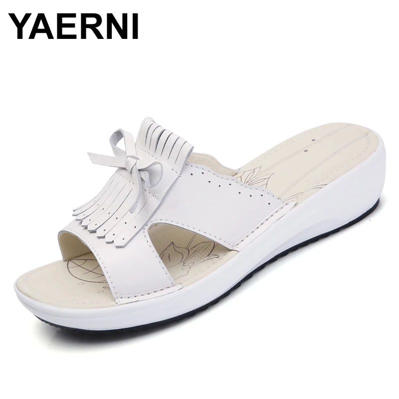 YAERNI New Bohemia Casual Women Flat Platform Tassel Butterfly-Knot Sandals Wedges Beach Sandals Shoes Flip Flops WomenE1293
YAERNI New Bohemia Casual Women Flat Platform Tassel Butterfly-Knot Sandals Wedges Beach Sandals Shoes Flip Flops WomenE1293