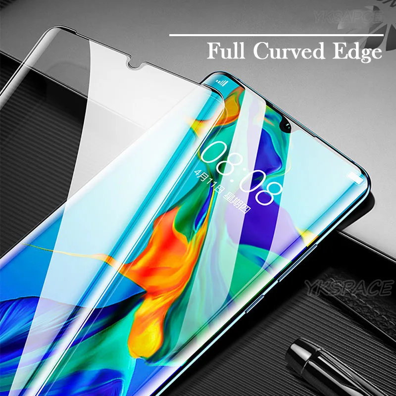 

3D Curved Edge Full Cover 9H Tempered Glass For Huawei P30 P40 P50 P60 Pro Art Screen Protector Protective Glass