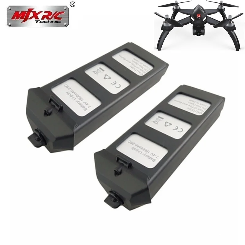 Original 1800mAH 7.4V LiPo Battery For JJRC X5 Pro MJX R/C Bugs 5W B5W RC Quadcopter Spare Parts 7.4v Drone Battery 2Pcs
Original 1800mAH 7.4V LiPo Battery For JJRC X5 Pro MJX R/C Bugs 5W B5W RC Quadcopter Spare Parts 7.4v Drone Battery 2Pcs