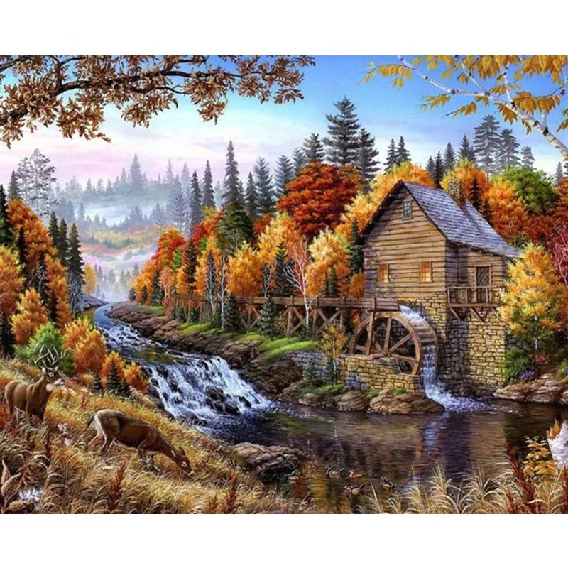 Landscape Oil Painting By Number Scenery Frame 40x50 On Canvas Acrylic Paint Handmade Picture By Number Drawing Home Decor Art
Landscape Oil Painting By Number Scenery Frame 40x50 On Canvas Acrylic Paint Handmade Picture By Number Drawing Home Decor Art
