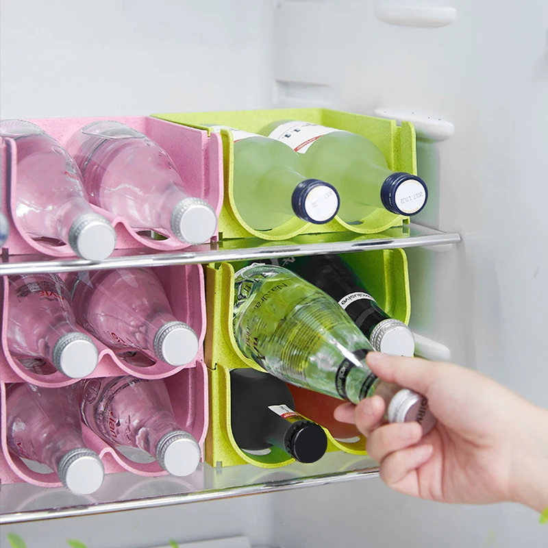 Kitchen Refrigerator Drinks Beer Champagne Wine Storage Rack Stackable Non-slip Storage Rack Food-grade Material Kitchen Tool
Kitchen Refrigerator Drinks Beer Champagne Wine Storage Rack Stackable Non-slip Storage Rack Food-grade Material Kitchen Tool