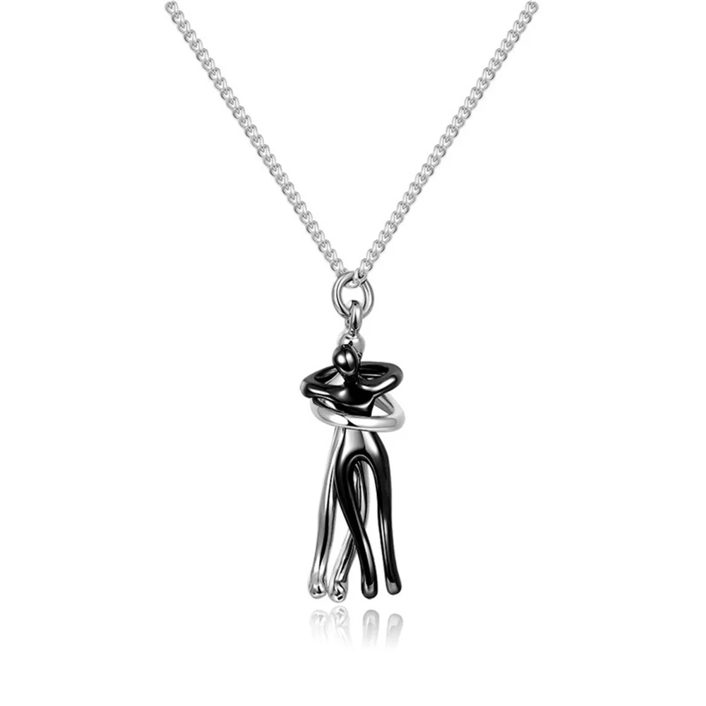 Affectionate Hug Necklace Valentine's Day Couples Anniversary Gift Fashion Punk Street Style Pendant Necklace
Affectionate Hug Necklace Valentine's Day Couples Anniversary Gift Fashion Punk Street Style Pendant Necklace