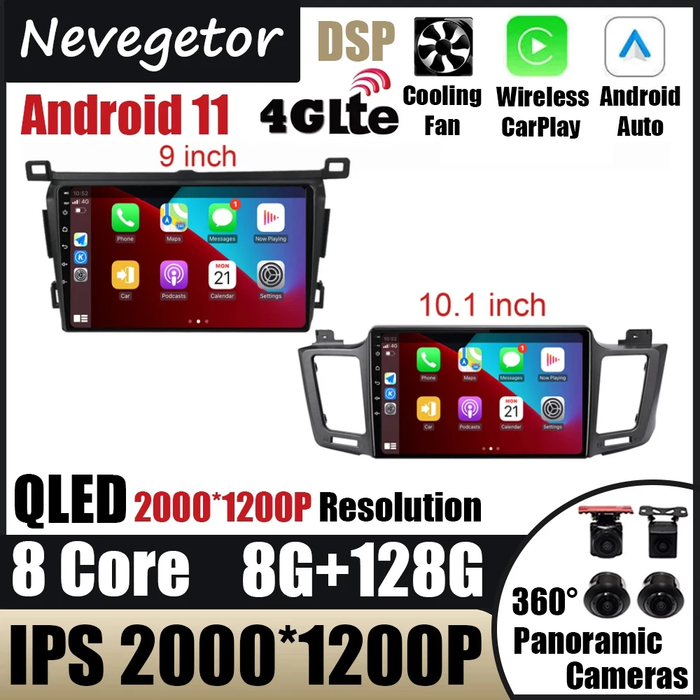 Android 11 For Toyota RAV4 4 XA40 5 XA50 2012 - 2018 Car Radio Multimedia Video Player Navigation GPS No 2din DVD
Android 11 For Toyota RAV4 4 XA40 5 XA50 2012 - 2018 Car Radio Multimedia Video Player Navigation GPS No 2din DVD