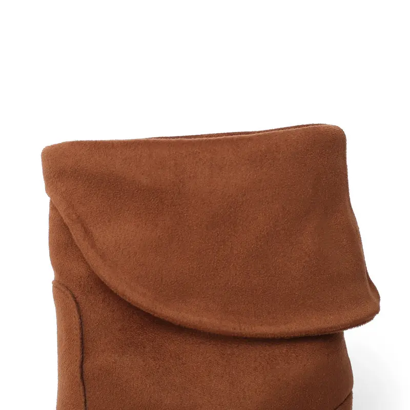 High Quality Flock Leather Women Boots Fashion Super High Heel Ankle Boots Pointed Toe Winter Plush Snow Boots Shoes
High Quality Flock Leather Women Boots Fashion Super High Heel Ankle Boots Pointed Toe Winter Plush Snow Boots Shoes