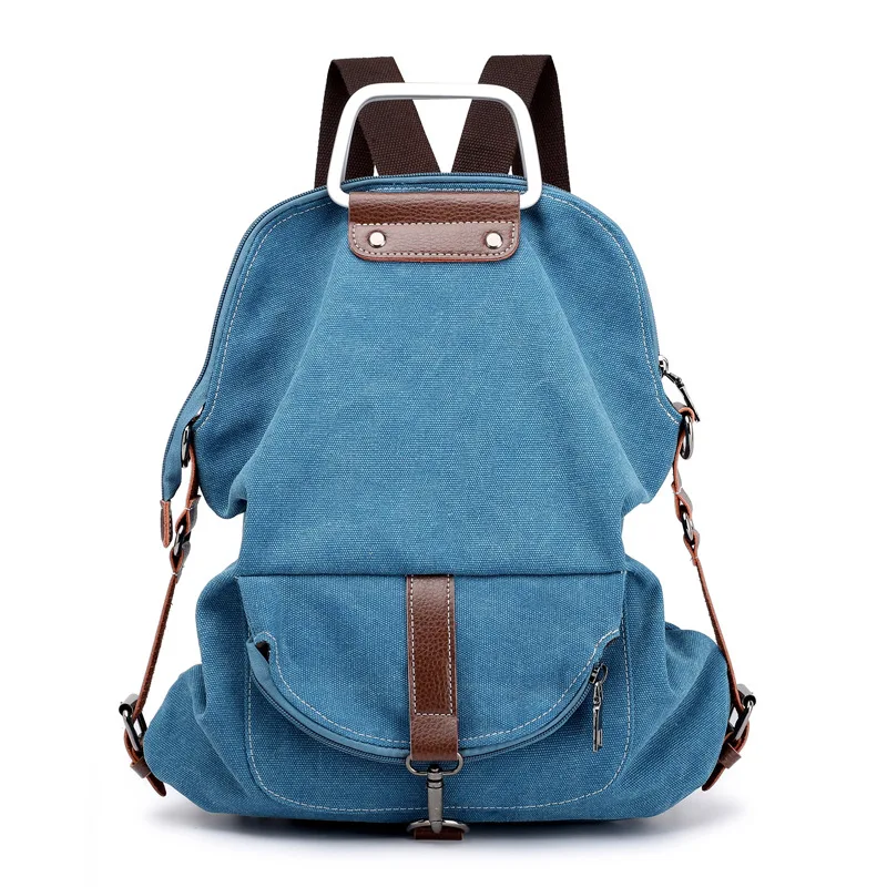 Ladies Leisure Multifunctional Fashion Simple Canvas Shoulder Bag Portable Travel Backpack
Ladies Leisure Multifunctional Fashion Simple Canvas Shoulder Bag Portable Travel Backpack