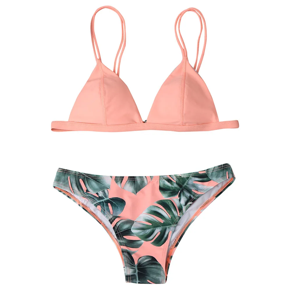 Swimsuit Bikini Set Beachwear Women Swimwear Bathing suit Print Leaves Push-Up Padded bikinis 2021 mujer
Swimsuit Bikini Set Beachwear Women Swimwear Bathing suit Print Leaves Push-Up Padded bikinis 2021 mujer