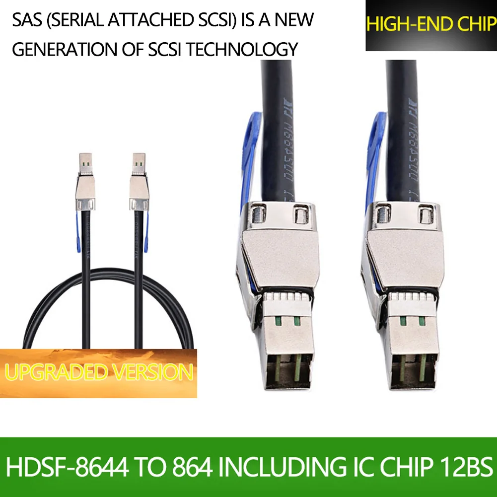 Кабель питания Mini SAS SATA для сервера SFF8644 к HD8644, внешний разветвитель для жесткого диска для компьютера, кабель для передачи данных, шнур, 1 м
Кабель питания Mini SAS SATA для сервера SFF8644 к HD8644, внешний разветвитель для жесткого диска для компьютера, кабель для передачи данных, шнур, 1 м