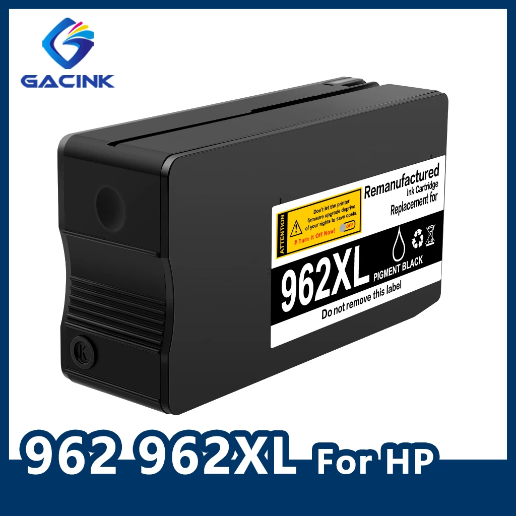 Совместимый чернильный картридж GACINK 962 962XL, 1 шт., для HP OfficeJet Pro 9010 9012 9015 9016 9018 9019 9020 9022 9023 9025 9027 9029
Совместимый чернильный картридж GACINK 962 962XL, 1 шт., для HP OfficeJet Pro 9010 9012 9015 9016 9018 9019 9020 9022 9023 9025 9027 9029
