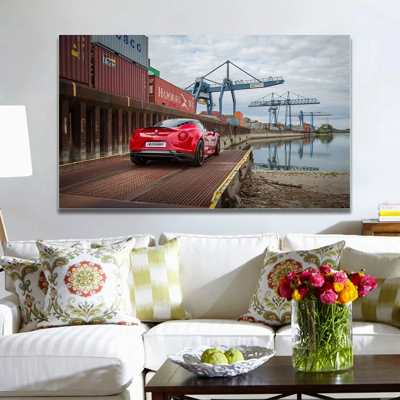 Alfa Romeo 4C Modular Poster Red Car Gift Modern HD Printed Wall Art Canvas Picture Paintings Home Decor No Frame Living Room
Alfa Romeo 4C Modular Poster Red Car Gift Modern HD Printed Wall Art Canvas Picture Paintings Home Decor No Frame Living Room