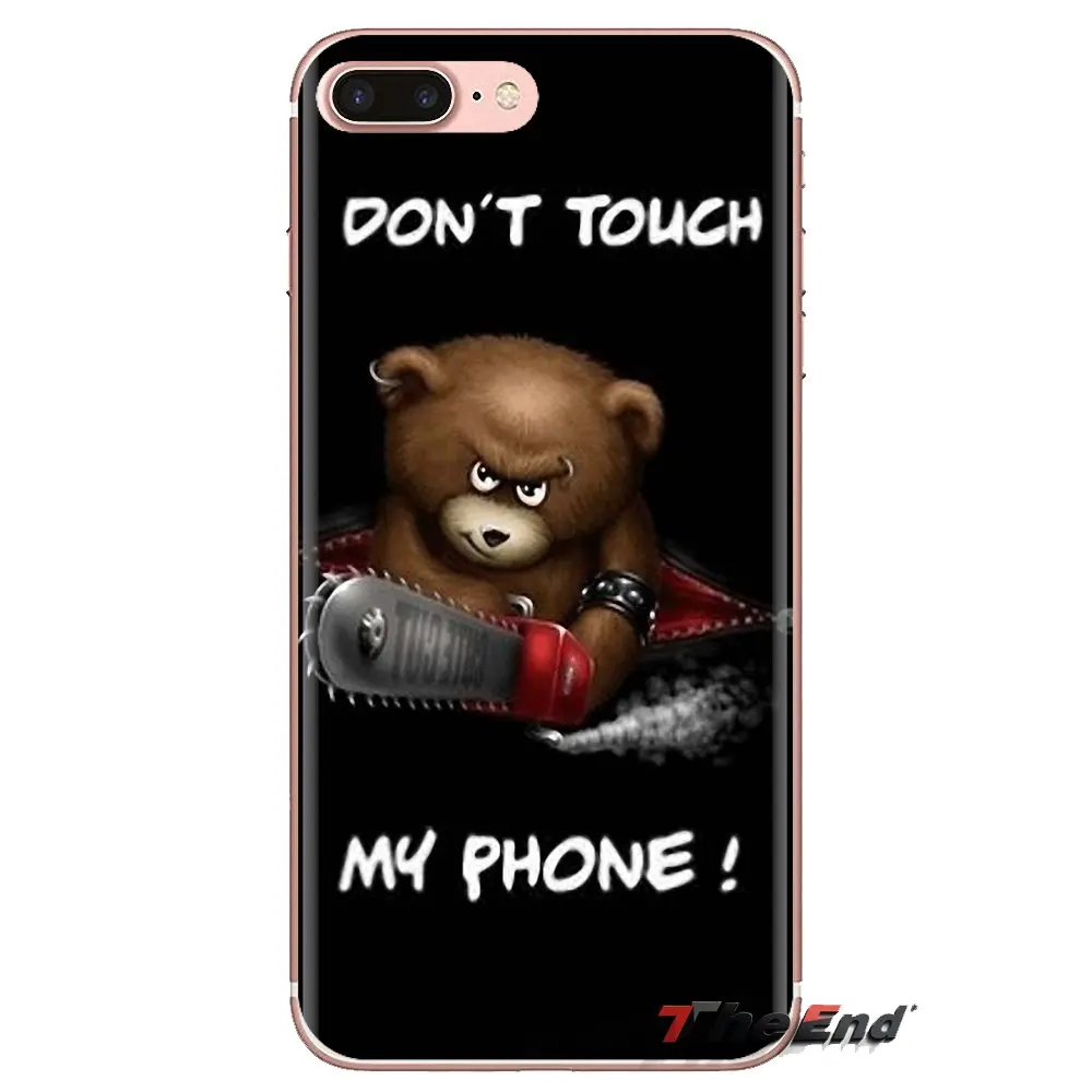 DON T TOUCH MY PHONE для Xiaomi Redmi 4 3 3S Pro mi 4i 4C 5 5s Max Note 2 мягкие прозрачные чехлы | Мобильные