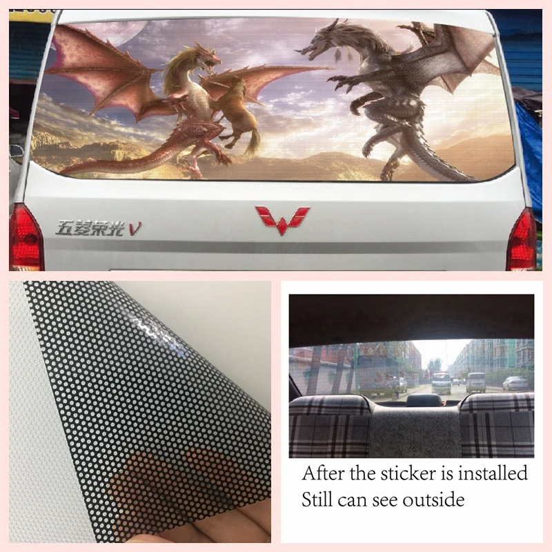 XY Funny Dragon Car Stickers for Car Rear Window Against High Beam Decals customization (143cm*70cm)
XY Funny Dragon Car Stickers for Car Rear Window Against High Beam Decals customization (143cm*70cm)
