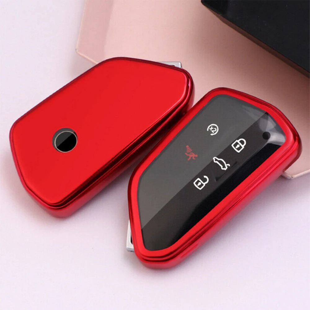 Чехол для ключа из ТПУ Seat Leon 2021 Cupra Formentor For Skoda A8 Golf 8 Octavia Volkswagen VW защитный