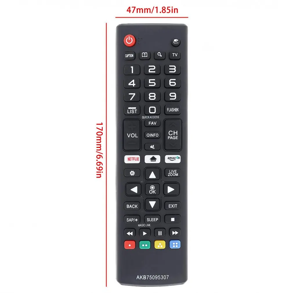 For LG Lcd Tv Remote Control AKB75095307/AKB75095308 Portable Remote Control Long Distance Ergonomic Design Remote Control
For LG Lcd Tv Remote Control AKB75095307/AKB75095308 Portable Remote Control Long Distance Ergonomic Design Remote Control