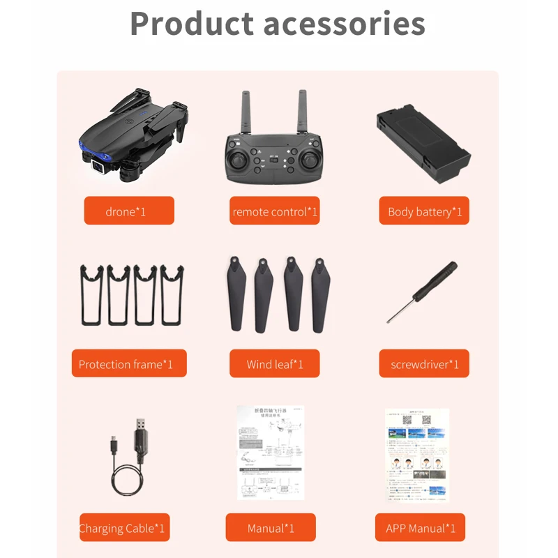 5G 4K WIFI FPV Drone Mini Pocket Drone Toy 4K Dual Camera Air Pressure Fixed Height Hold Trajectory Flight RC Quadcopter Kid Gif
5G 4K WIFI FPV Drone Mini Pocket Drone Toy 4K Dual Camera Air Pressure Fixed Height Hold Trajectory Flight RC Quadcopter Kid Gif