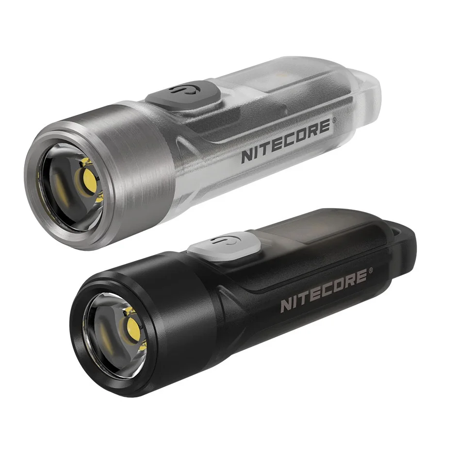 NITECORE TIKI LE мини фонарик P8 CRI белый + Ультрафиолетовый светодиодный брелок с USB