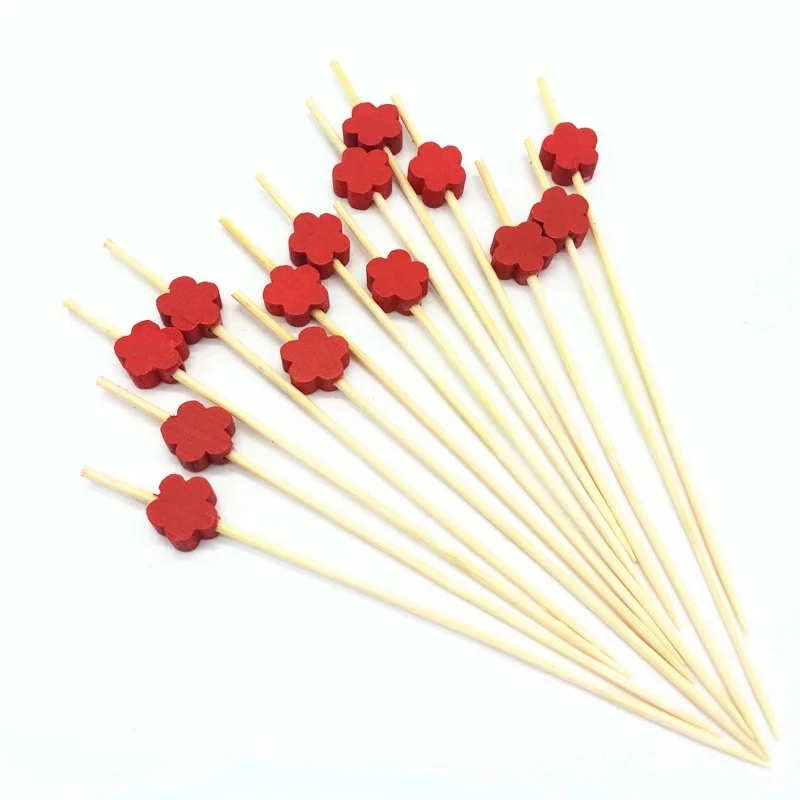Fruit Picks Creative 100 Bamboo Sticks Toothpicks Disposable Fruit Fork Clean Flower Cute Artistic Classic Pick Sandwich Sign
Fruit Picks Creative 100 Bamboo Sticks Toothpicks Disposable Fruit Fork Clean Flower Cute Artistic Classic Pick Sandwich Sign