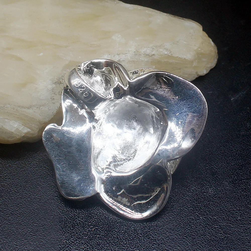 Gemstonefactory ювелирные изделия большая акция 925 серебро красивая Роза простой дизайн