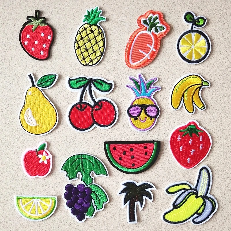Cartoon Embroidery Patches for Clothing DIY Iron on Clothes Fruit Patch Rose Flower Custom Letter Star Applique Badge Stripes
Cartoon Embroidery Patches for Clothing DIY Iron on Clothes Fruit Patch Rose Flower Custom Letter Star Applique Badge Stripes