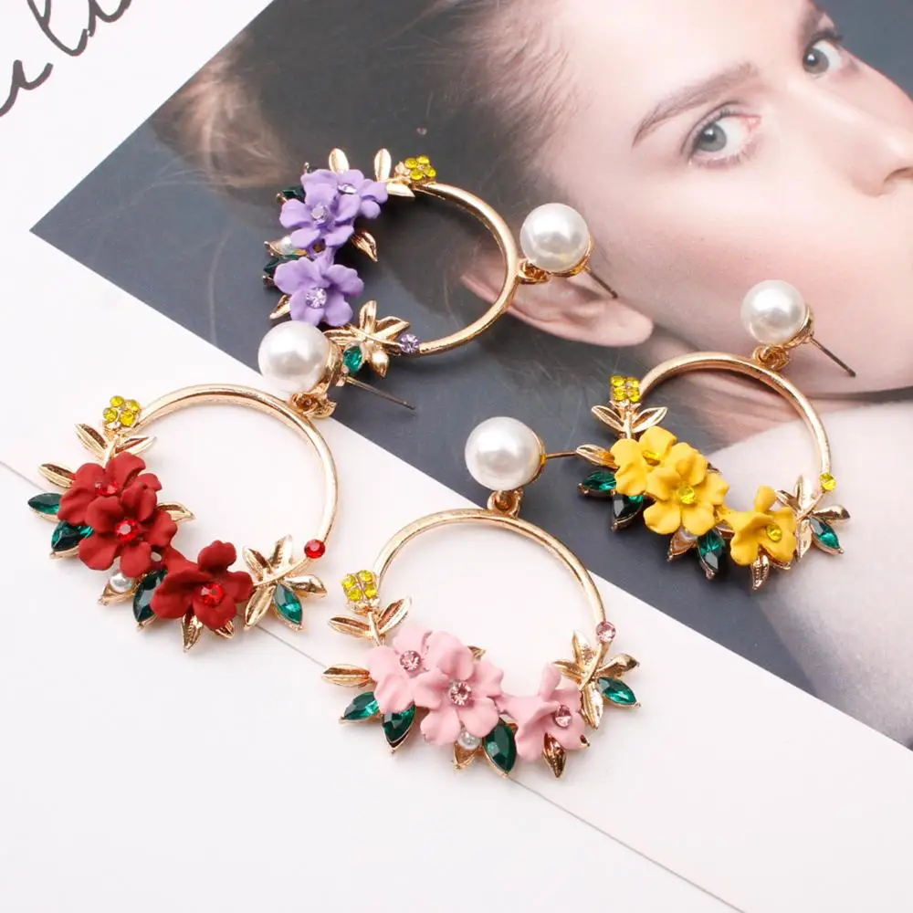Korean Version Of The Same Paragraph Flower Earrings Sweet Soft Ceramic Pearl Earrings Ear Jewelry Girlfriend Gift
Korean Version Of The Same Paragraph Flower Earrings Sweet Soft Ceramic Pearl Earrings Ear Jewelry Girlfriend Gift
