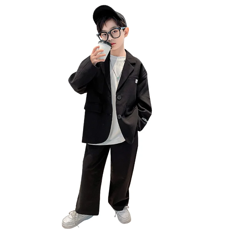 Комплекты одежды для мальчиков, детская одежда из двух предметов с коротким длинным рукавом для подростков
Комплекты одежды для мальчиков, детская одежда из двух предметов с коротким длинным рукавом для подростков