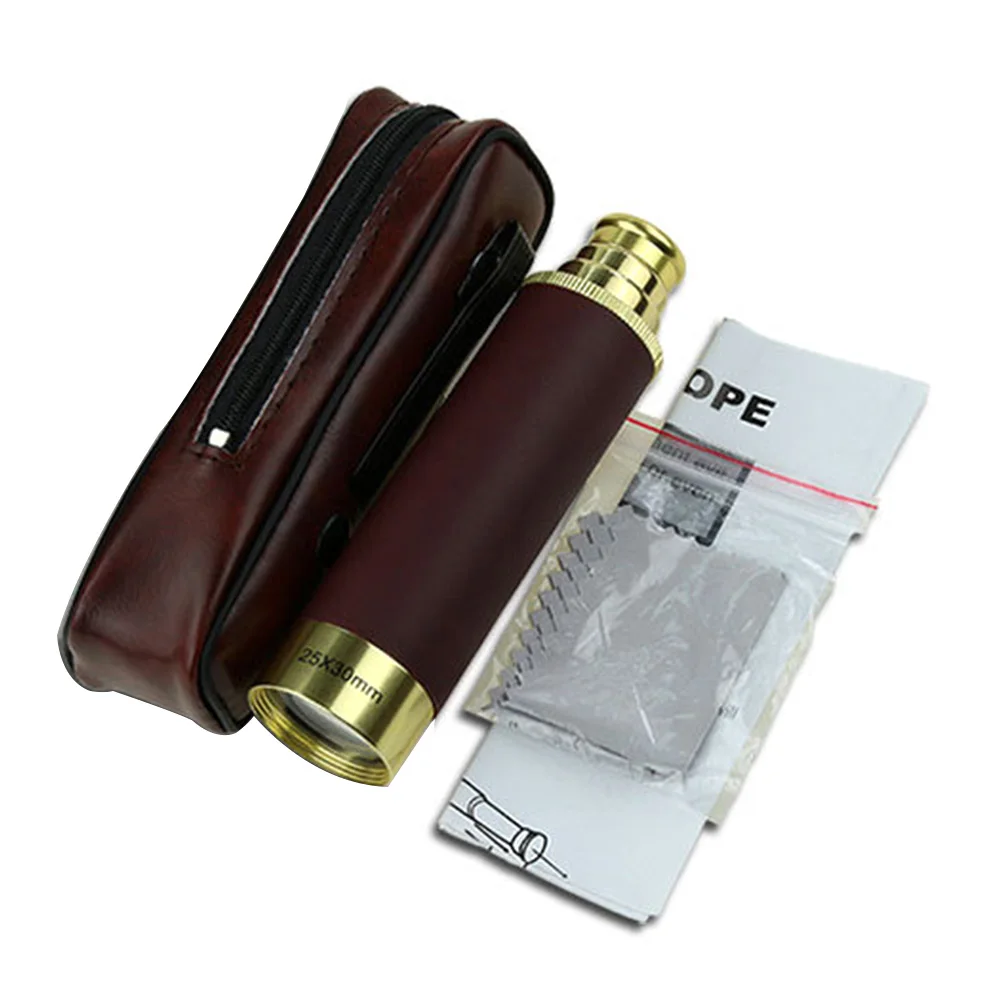25x30 Outdoor Pirate Antique Hunting Prism Hand Telescope Spyglass Portable Nautical Pocket Monocular Retractable
25x30 Outdoor Pirate Antique Hunting Prism Hand Telescope Spyglass Portable Nautical Pocket Monocular Retractable