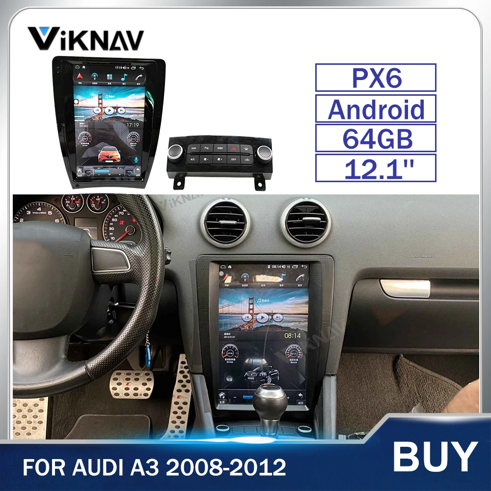 Автомобильный мультимедийный плеер с экраном Tesla Android 2 din для AUDI A3 2008-2012 GPS Navi автомобильное аудио Радио Стерео головное устройство магнитофо...
Автомобильный мультимедийный плеер с экраном Tesla Android 2 din для AUDI A3 2008-2012 GPS Navi автомобильное аудио Радио Стерео головное устройство магнитофо...
