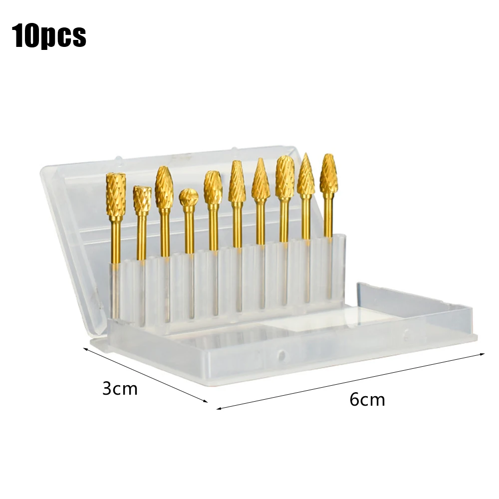 10pcs Rotary Burr Set Shank Double Cut Die Grinder Bit For Wood Drilling Metal Craving Engraving Polishing Accessories
10pcs Rotary Burr Set Shank Double Cut Die Grinder Bit For Wood Drilling Metal Craving Engraving Polishing Accessories