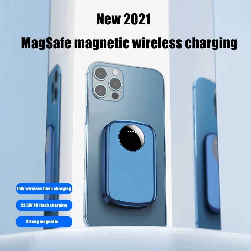 Внешний аккумулятор magsafe для iphone 12, 12pro max, 12, 15 Вт, 10000 мАч
Внешний аккумулятор magsafe для iphone 12, 12pro max, 12, 15 Вт, 10000 мАч