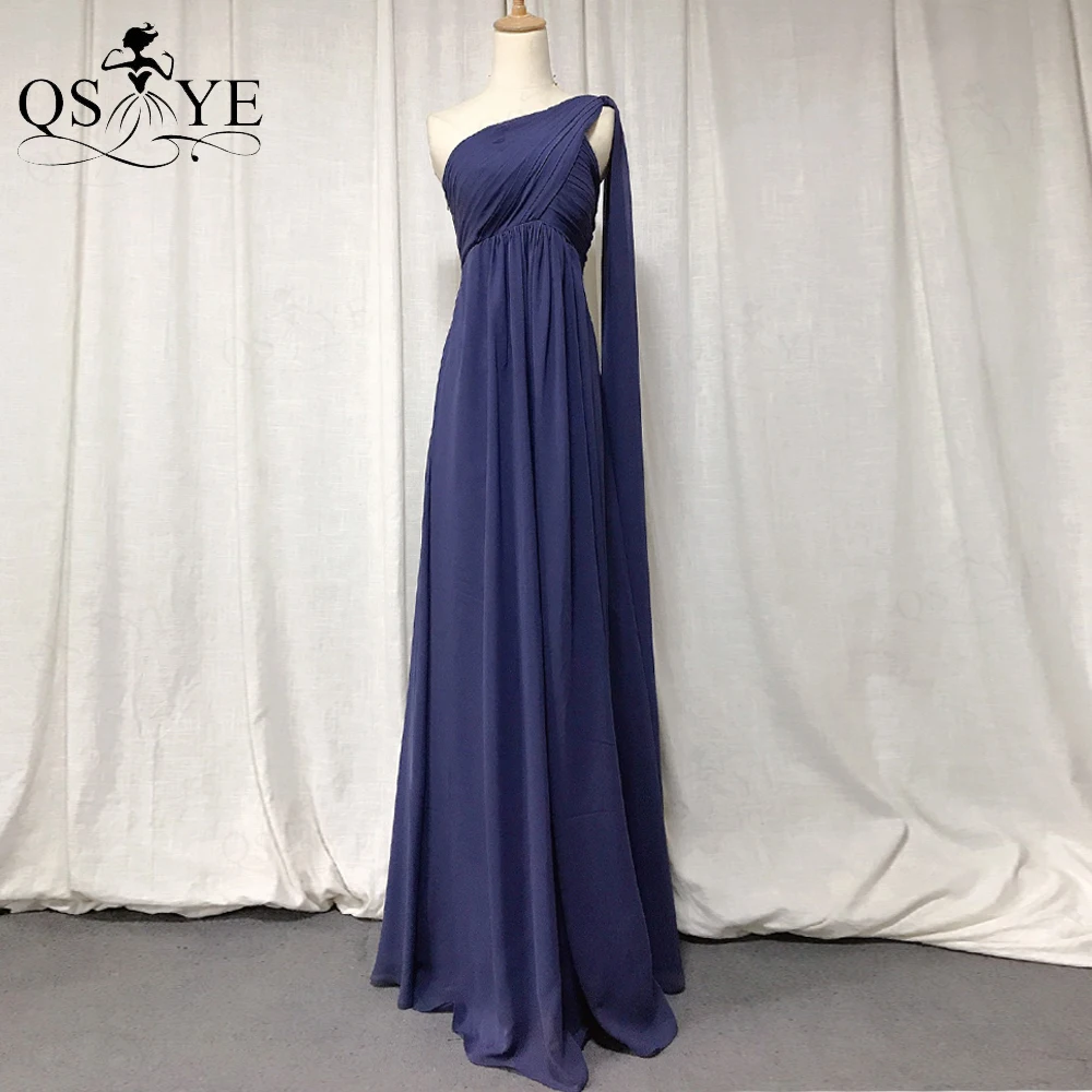 Simple One Shoulder Prom Dresses Navy Long Evening Gown Pleat Chiffon A line Ruched Women Formal Party Gown Bridesmaid Dresses
Simple One Shoulder Prom Dresses Navy Long Evening Gown Pleat Chiffon A line Ruched Women Formal Party Gown Bridesmaid Dresses