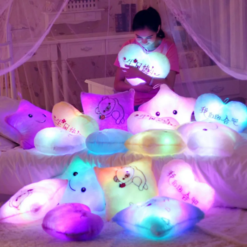 Colorful Five-pointed Star LED Luminous With Music Stuffed Pillow Cute Plush Toy Hand-shaped Home Sofa Decor Children Adult Gift
Colorful Five-pointed Star LED Luminous With Music Stuffed Pillow Cute Plush Toy Hand-shaped Home Sofa Decor Children Adult Gift
